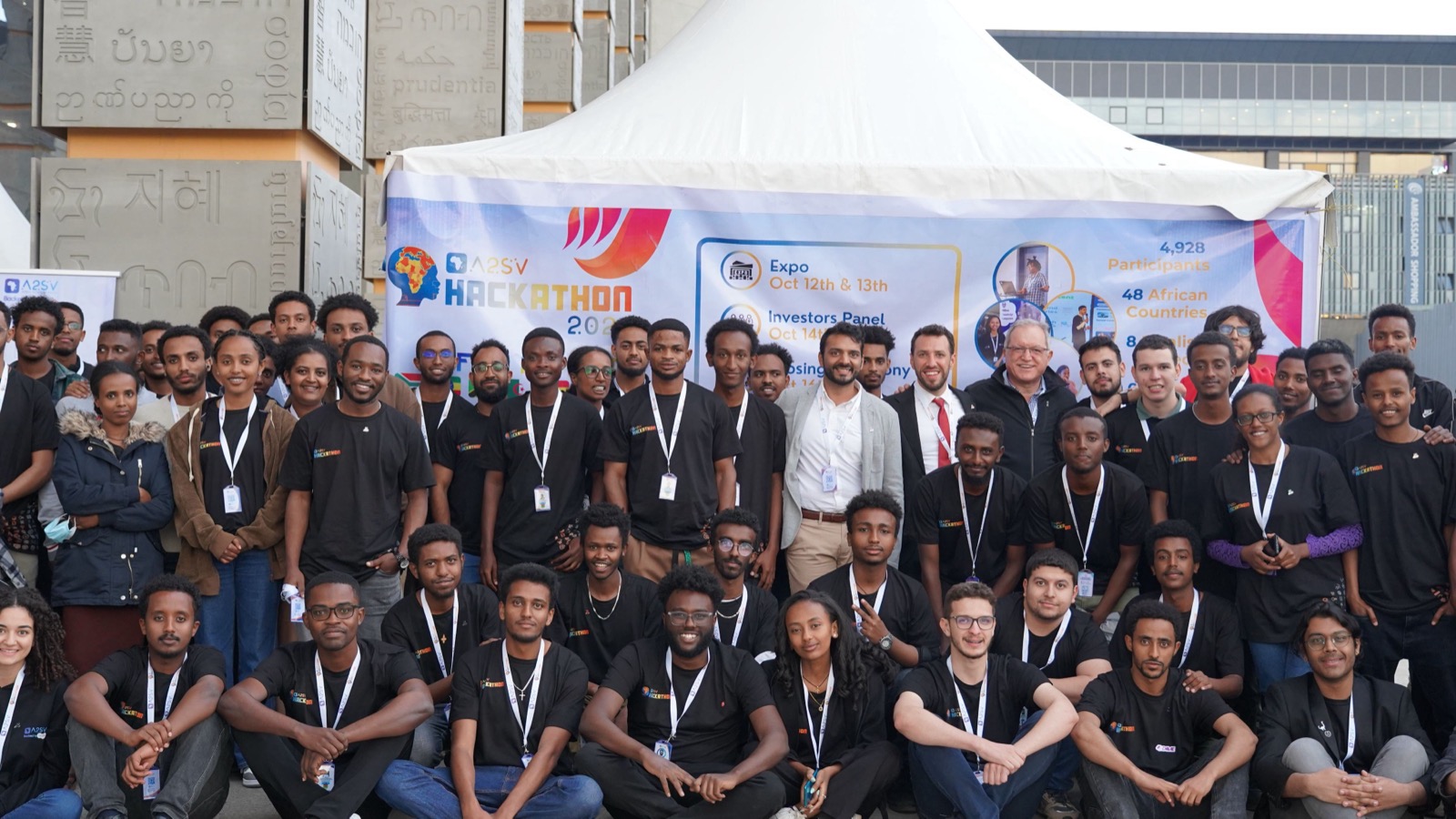 A2SV Hackathon participants and audience