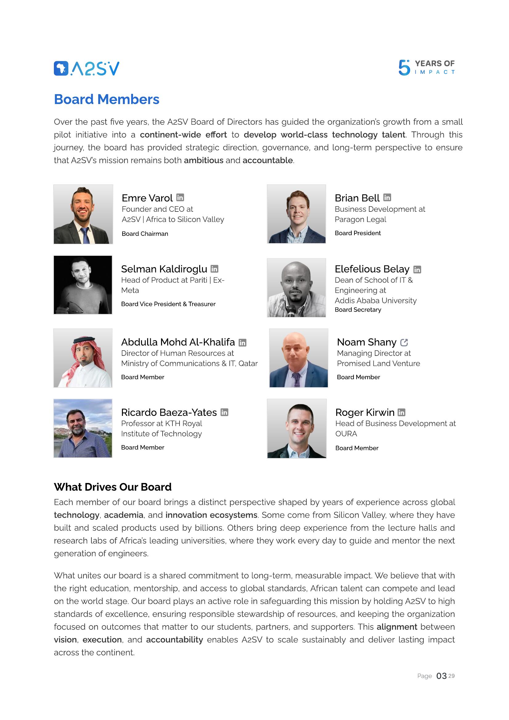 Governance and Trust